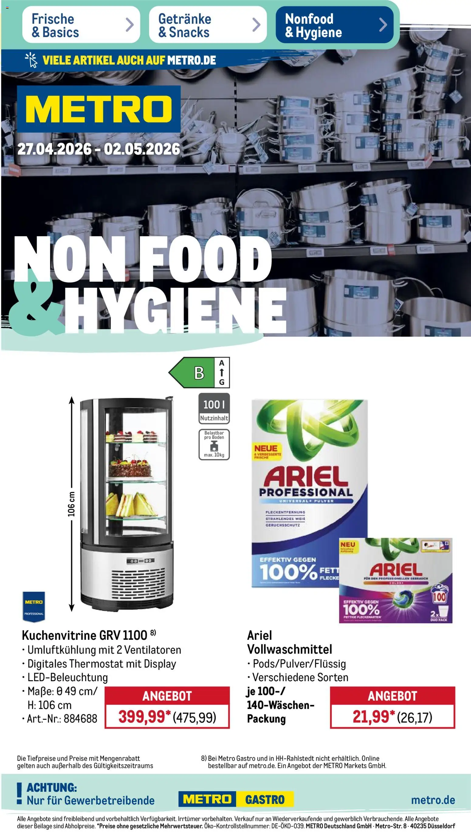 Metro Prospekt 	 – gültig ab 27.04.2026 | Seite: 39