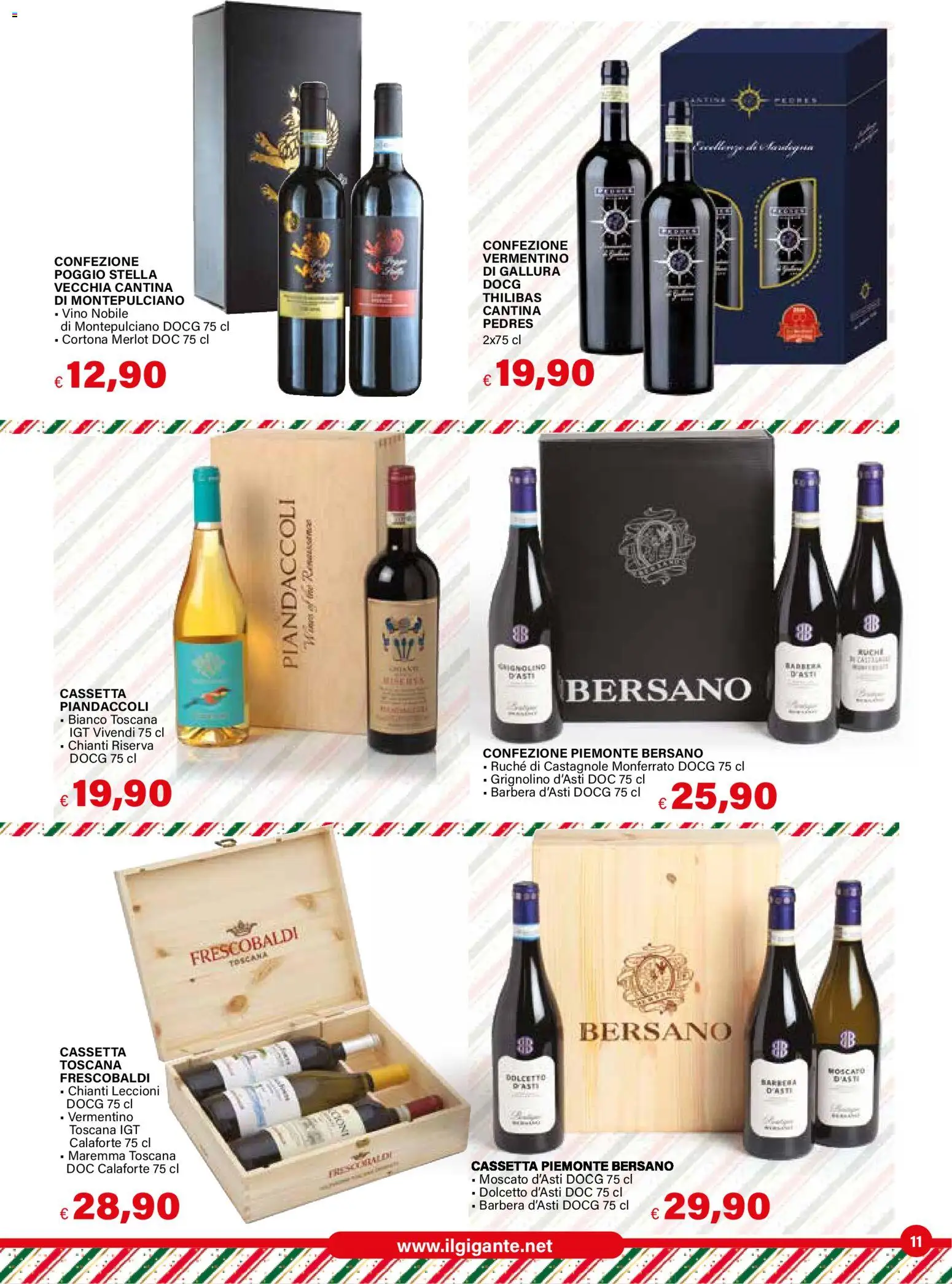 Volantino Il Gigante del 24.11.2025 | Pagina: 11 | Prodotti: Vino