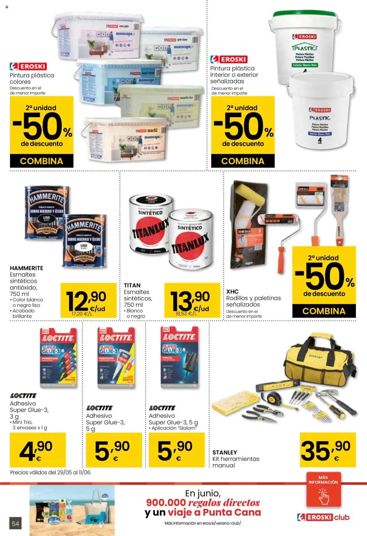 Eroski folleto │ válido desde el 29.05.2025 | Página: 54 | Productos: Pintura plástica