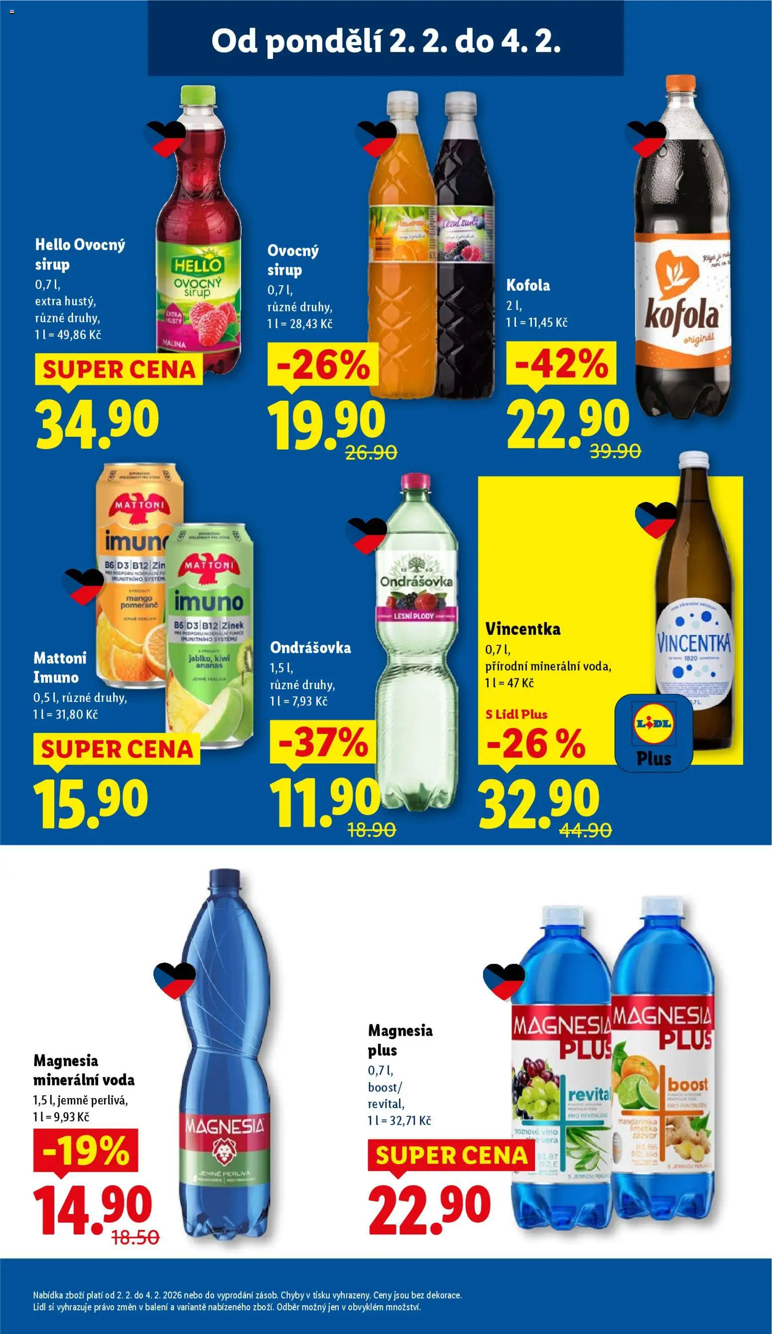 Lidl leták od 02.02.2026 | Strana: 23 | Produkty: Mango, Víno, Hroznové víno, Vincentka