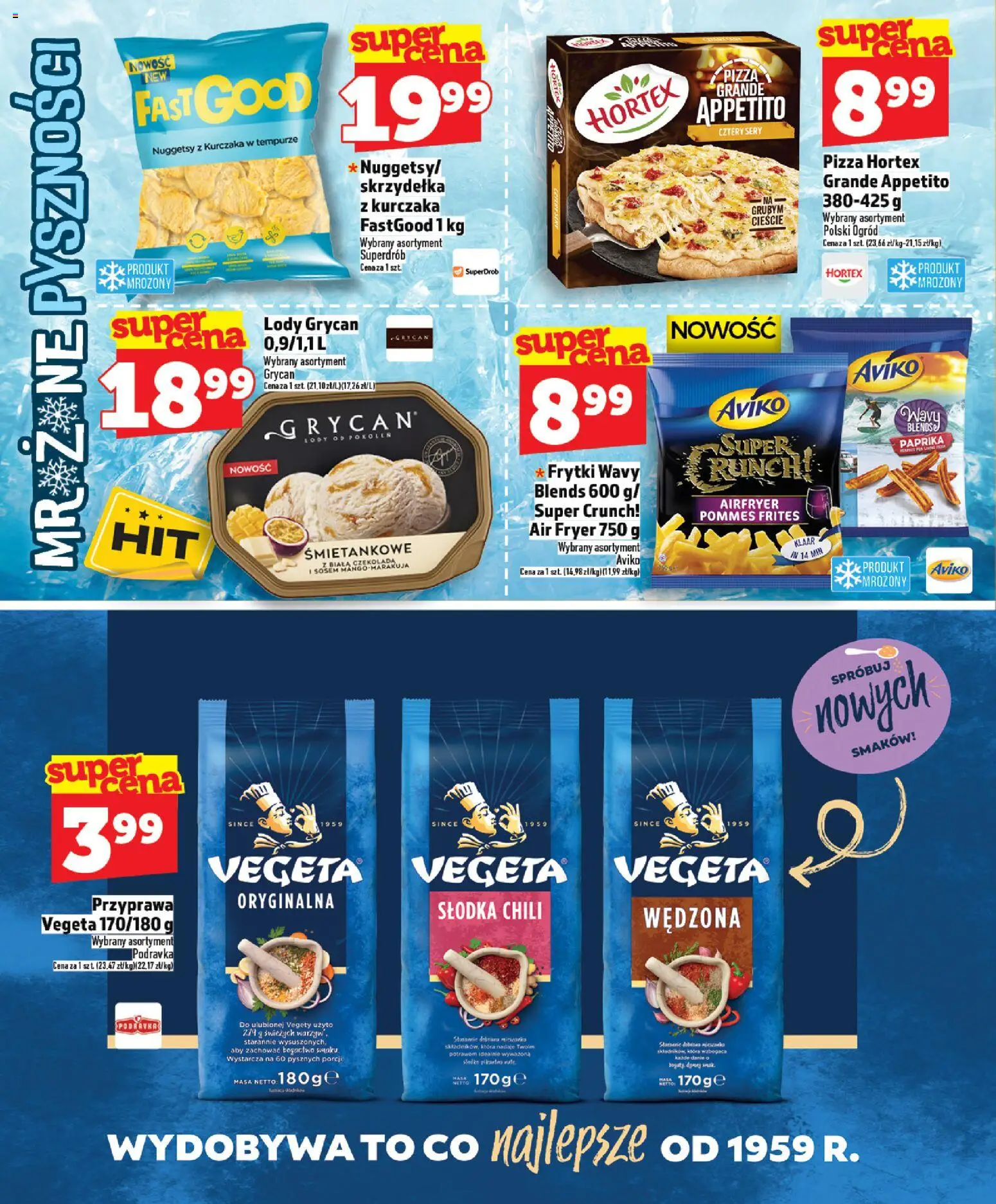 Topaz gazetka od 12.03.2026 | Strona: 8 | Produkty: Lody Grycan, Sery, Pizza, Lody