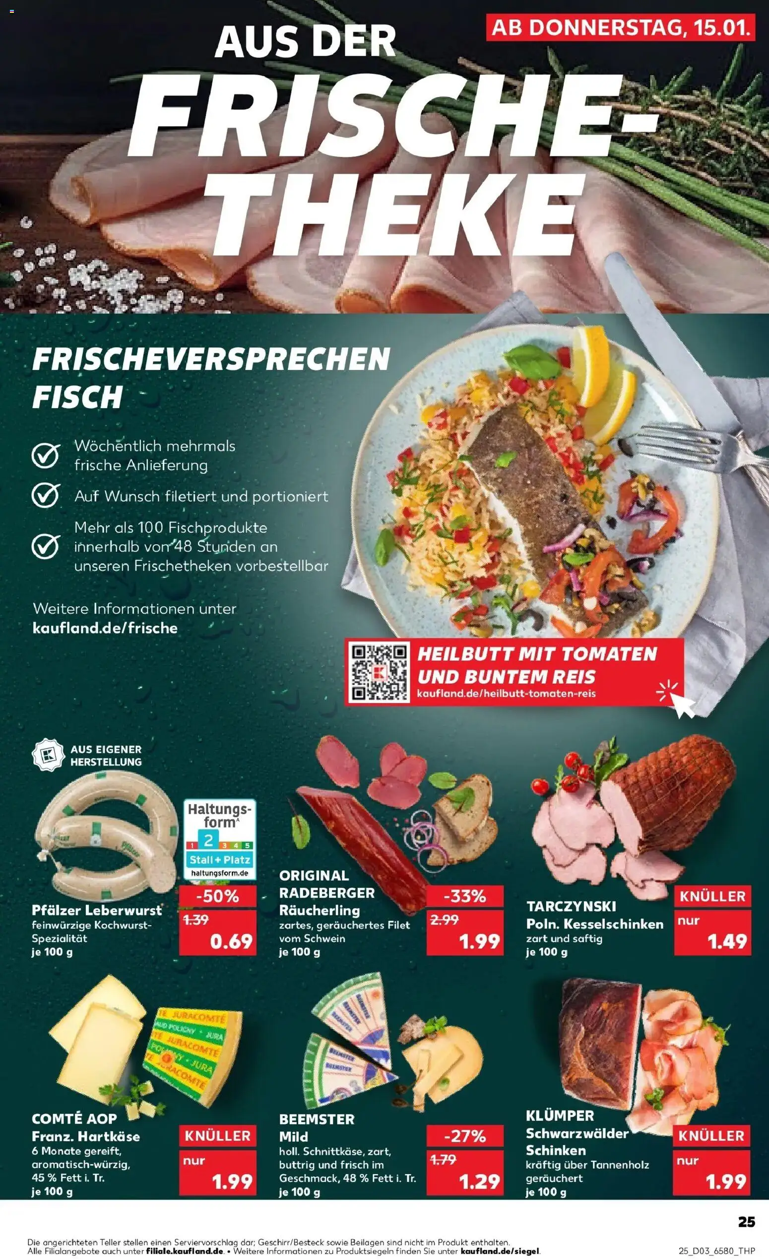 Kaufland prospekt Hamburg	 – gültig ab 15.01.2026 | Seite: 25 | Produkte: Jura, Theke, Fisch, Reis
