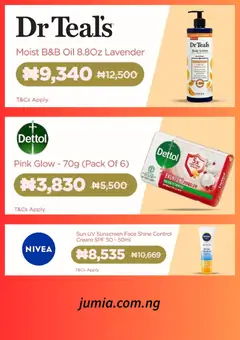 Offer preview "Jumia Catalogue" | Page: 5 | Products: Sunscreen, Cream, Oil