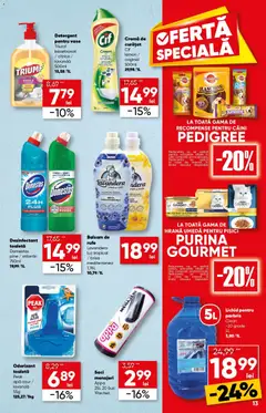 Ofertele Profi valabile de la 21.01.2026 | Pagină: 13 | Produse: Pate, Balsam, Detergent, Apă