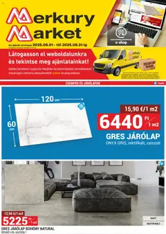 Merkury Market Akciós újság - amely érvényes a következő dátumtól: 01.08.2025