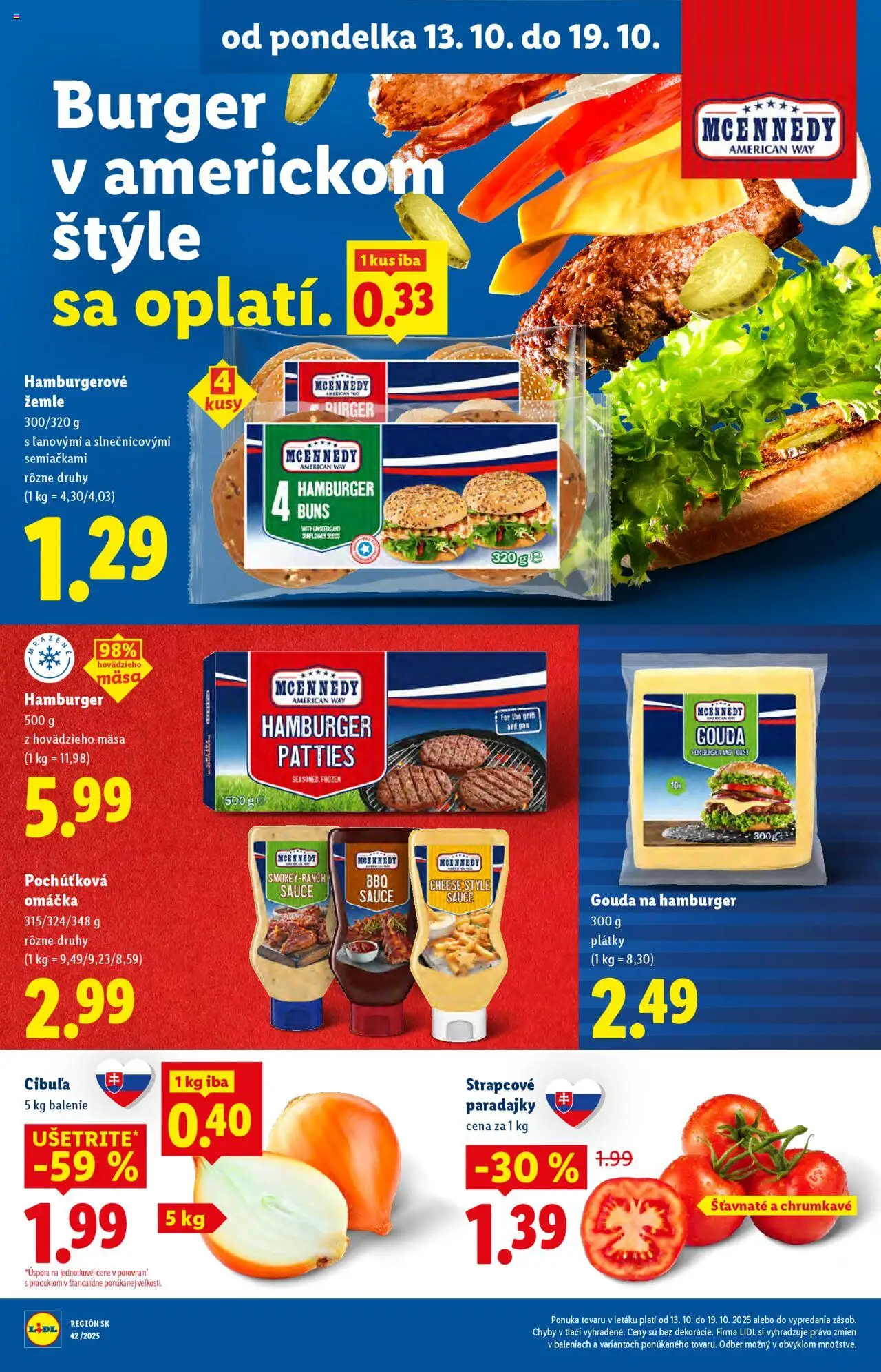 Nové Lidl akcie – leták je platný od 16.10.2025 | Strana: 73 | Produkty: Gril, Paradajky, Omáčka
