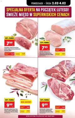 Pogląd oferty "Karkówka wieprzowa bez kości pakowana próżniowo Kraina Mięs, Karkówka wieprzowa bez kości pakowana próżniowo" - ważna od 02.02.2026 | Strona: 33