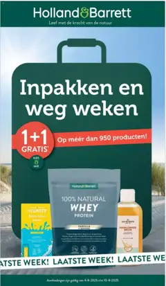 Holland & Barrett - Folder - Voorbeeld van een folder van Holland & Barrett, geldig van 04.08.2025