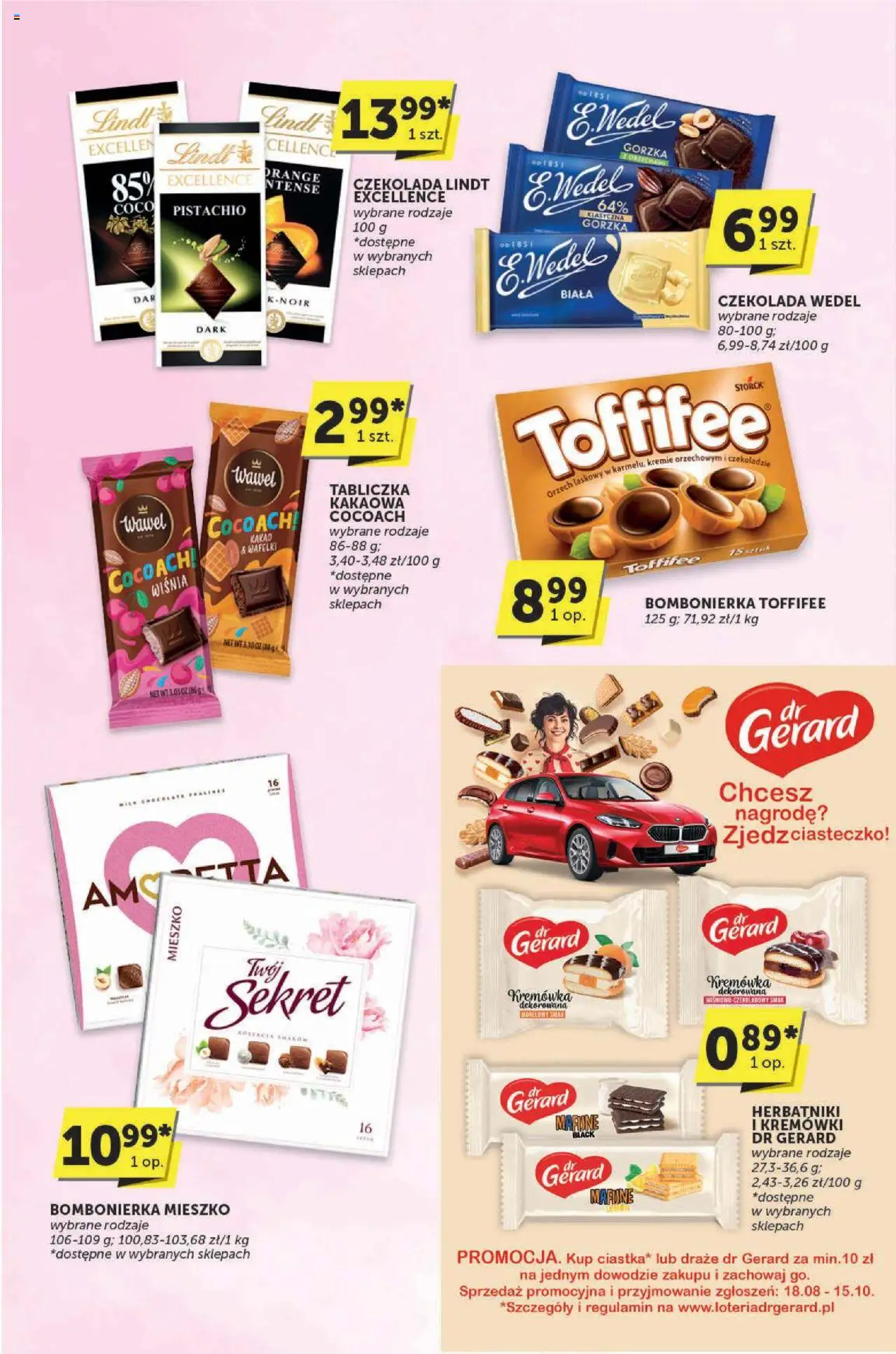 Euro Sklep Gazetka - Katalog od 04.09.2025 | Strona: 22 | Produkty: Kakao, Bombonierka, Toffifee, Wafelki