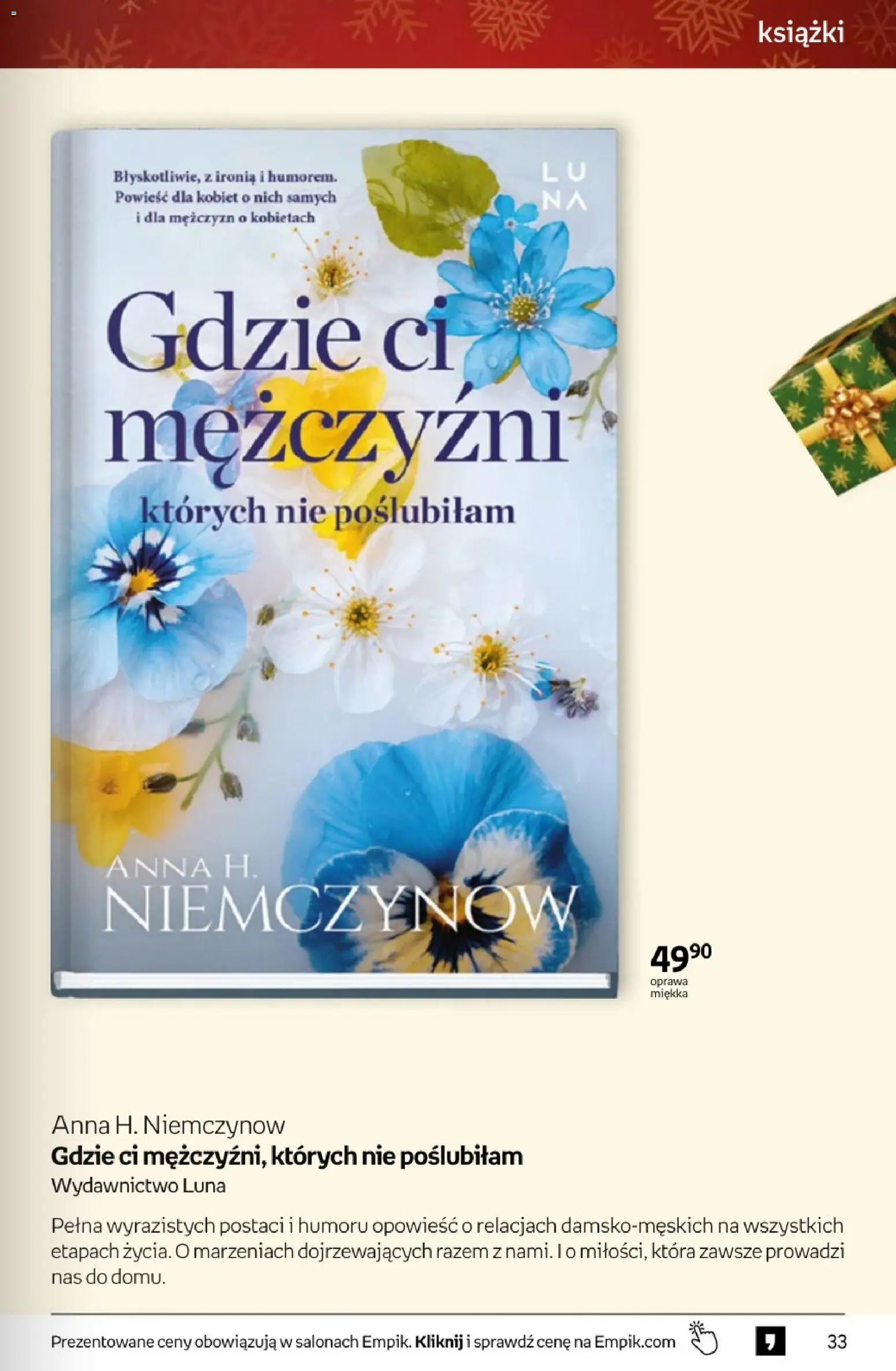 Empik promocje - Tom kultury Książki od 26.11.2025 | Strona: 33 | Produkty: Książki