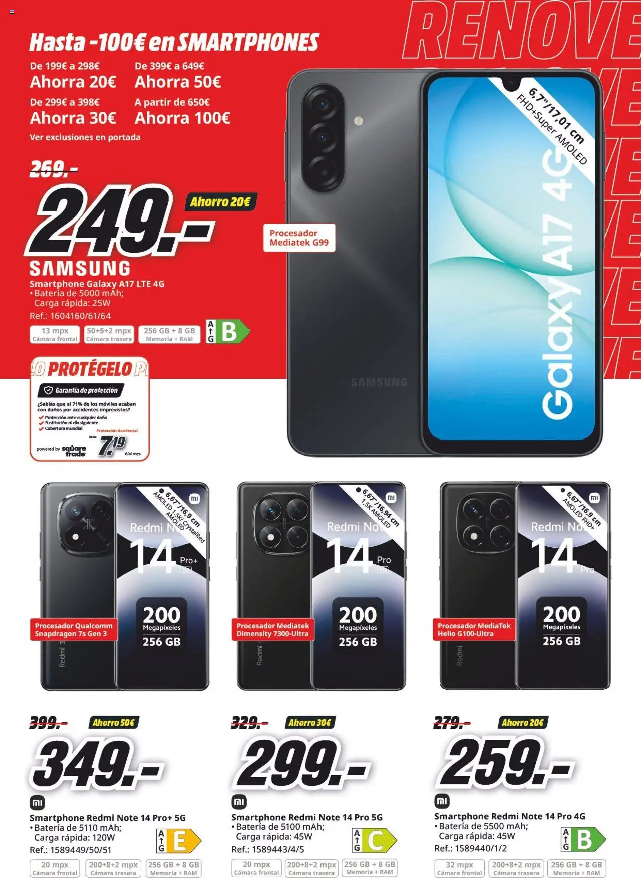 Media Markt folleto │ válido desde el 16.10.2025 | Página: 8 | Productos: Smartphone, Cámara, Batería