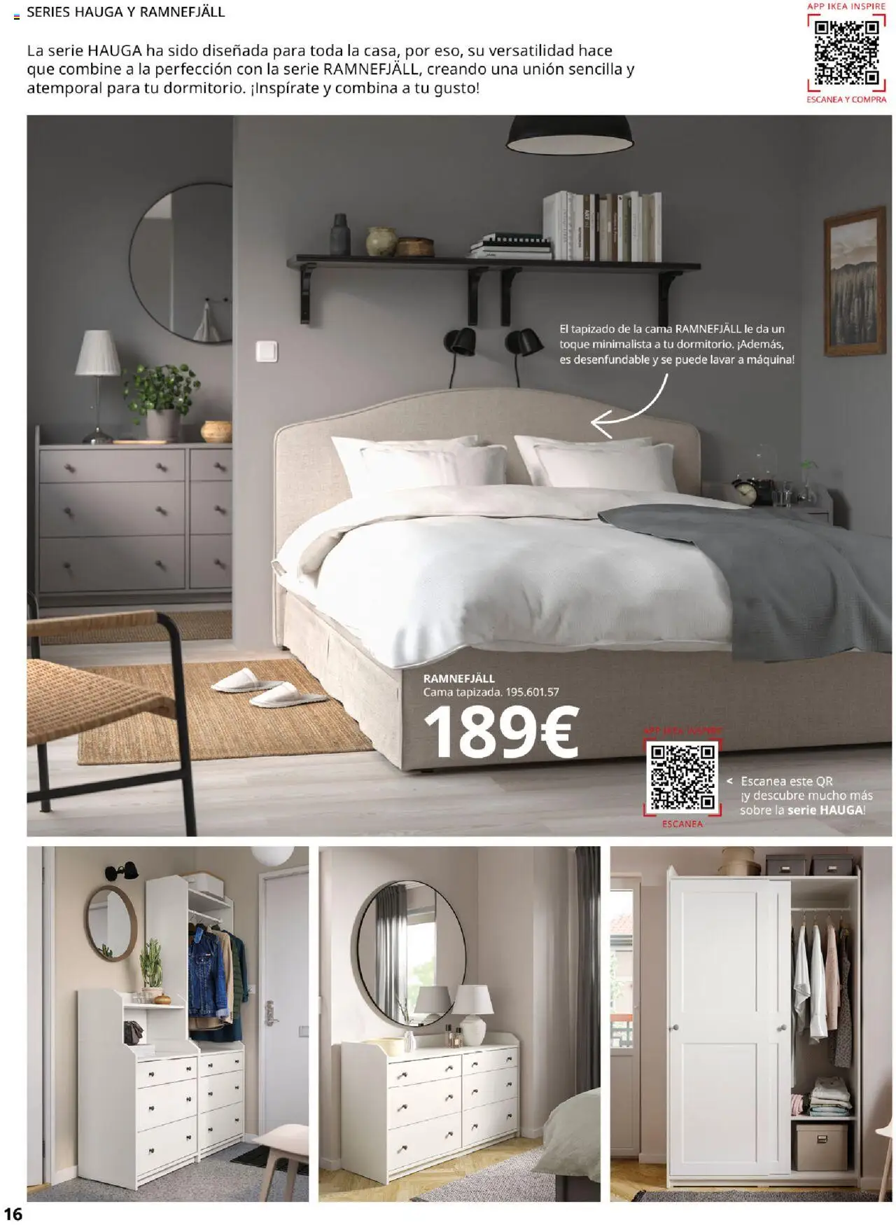 Catálogo IKEA Muebles para el dormitorio │ válido desde el 04.02.2025 | Página: 16 | Productos: Cama
