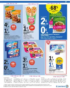 E.Leclerc - Prévisualisation de SALADE & PENNE FAÇON ITALIENNE(2) "MIX BUFFET", 250 g. Egalement disponible au même prix: Caesar Ou Thon avocat. valide à partir de 03.03.2026 | Page: 21 | Produits: Salade, Thon, Tomates, Cheddar