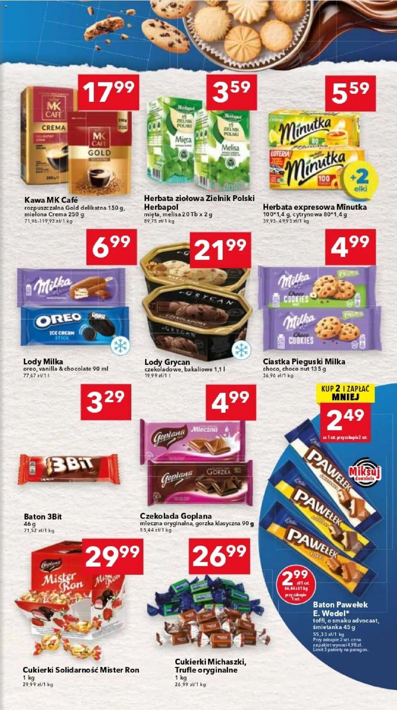 Lewiatan gazetka - Katowice od 09.04.2026 | Strona: 5 | Produkty: Kawa, Herbata, Ciastka, Melisa