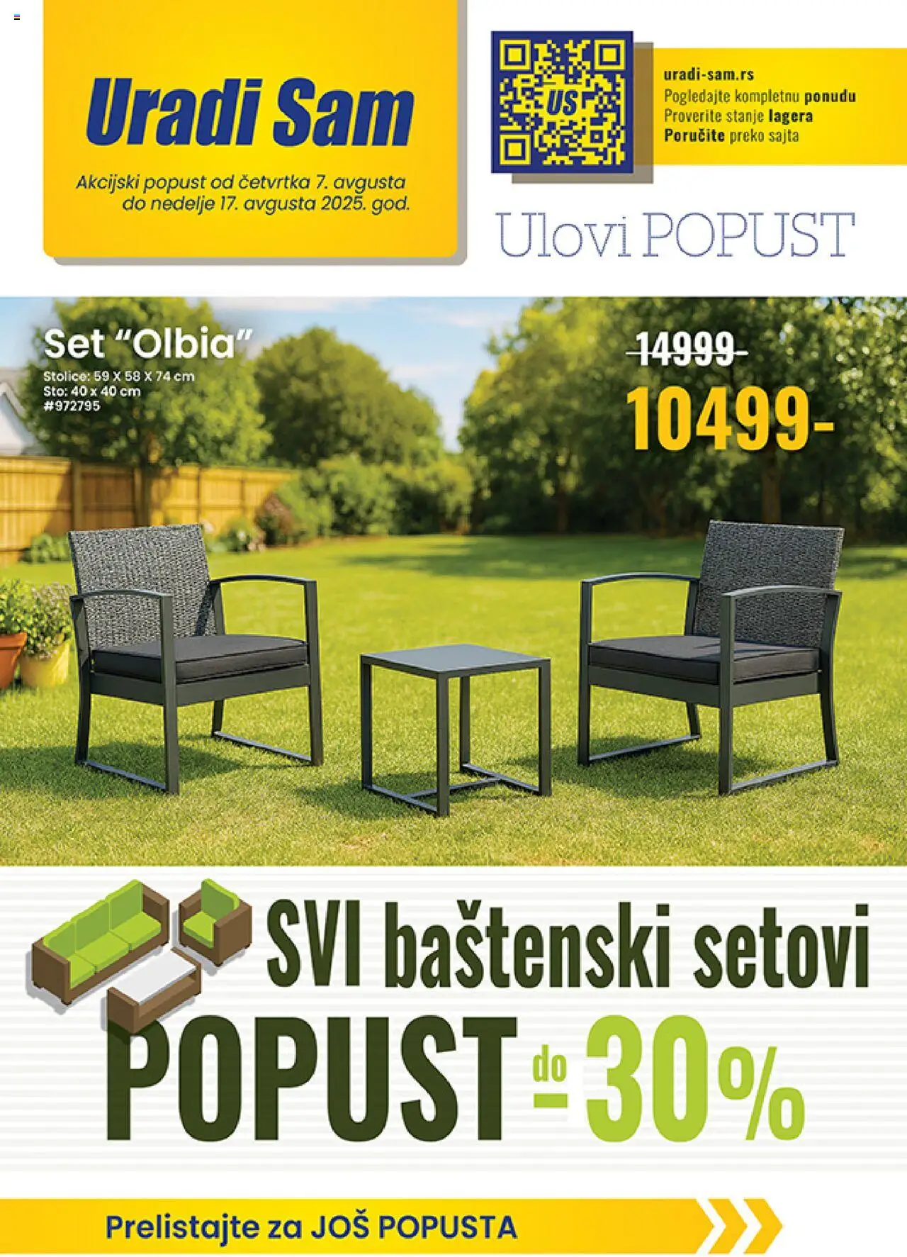 Uradi Sam katalog - važi od 07.08.2025 | Strana: 1 | Proizvode: Sto