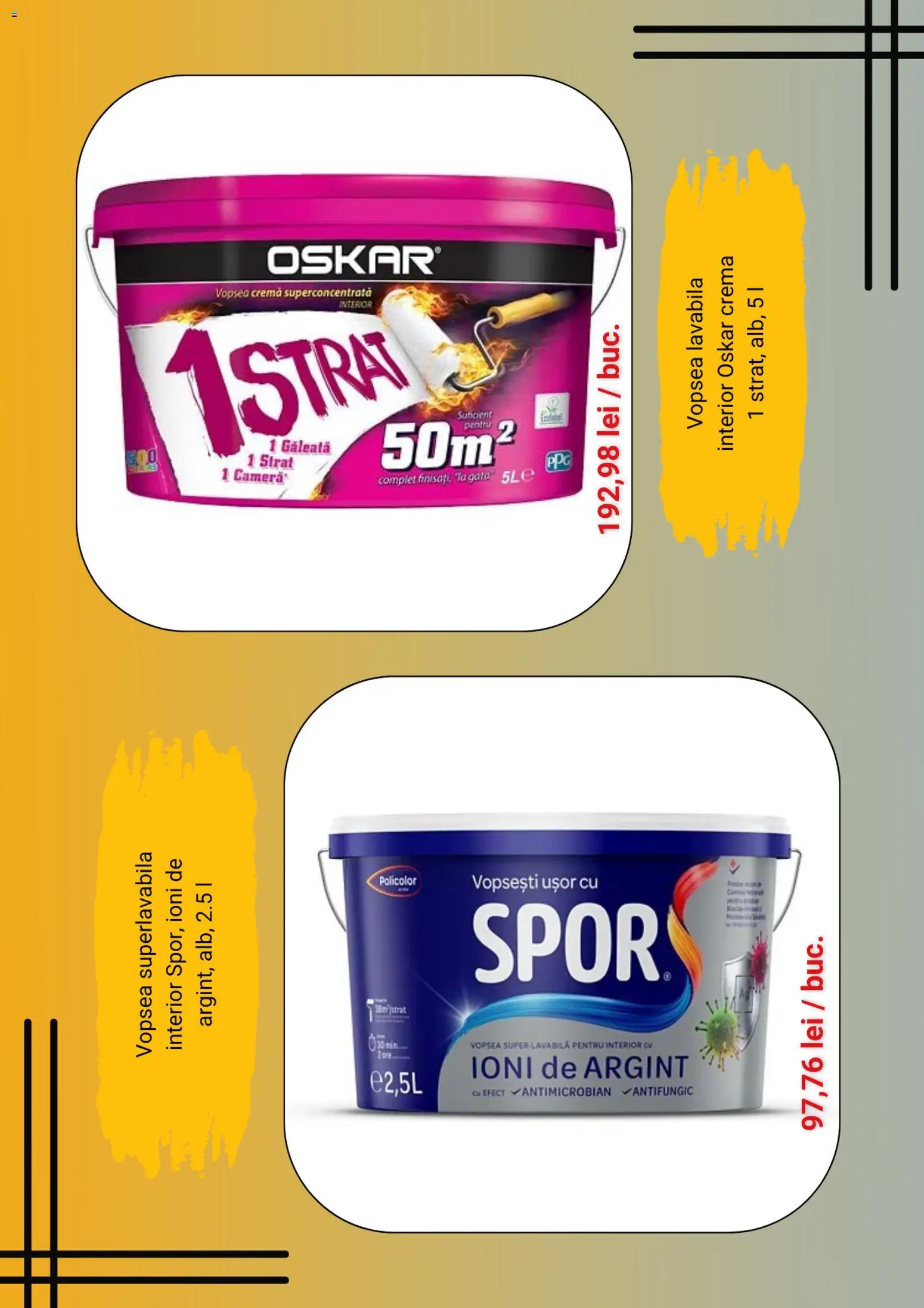 Noul catalog Mathaus – valabil de la 27.03.2026 | Pagină: 5 | Produse: Vopsea, Cremă, Türk kahvesi öğütme değirmeni