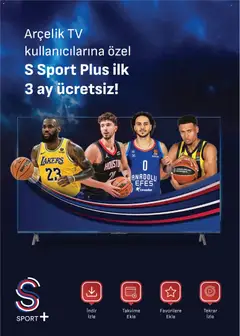01.12.2025 tarihinden itibaren geçerli olan Arçelik kataloğu önizlemesi | Sayfa: 78 | Ürünler: TV