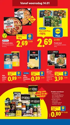 High protein pizza, In verschillende varianten 254-274 g - Voorbeeld van een folder van Lidl, geldig van 12.01.2026 | Pagina: 19