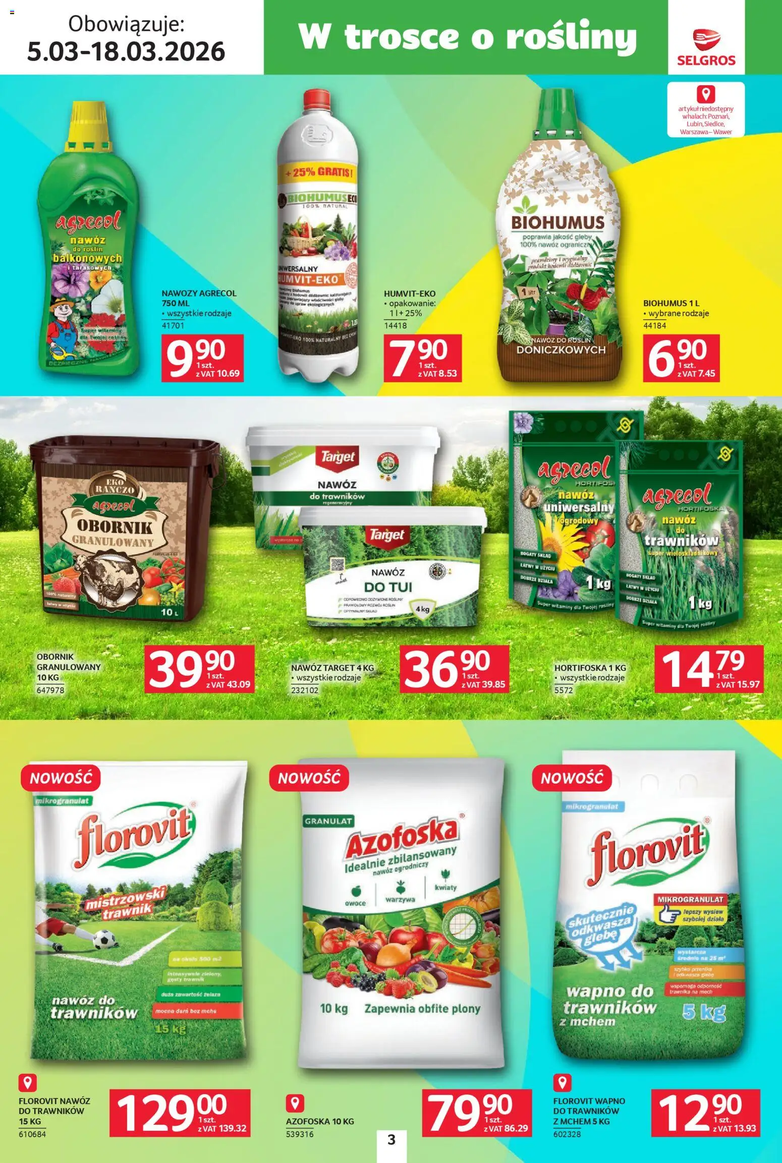 Selgros cash&carry gazetka - Ogród od 05.03.2026 | Strona: 3