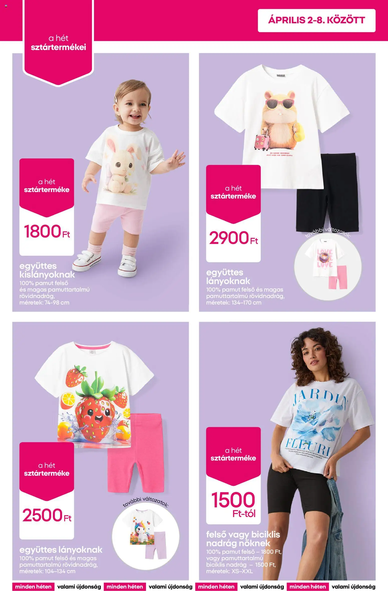 Pepco akciós ujság - amely érvényes a következő dátumtól: 02.04.2026 | Oldal: 2 | Termékek: Nadrág