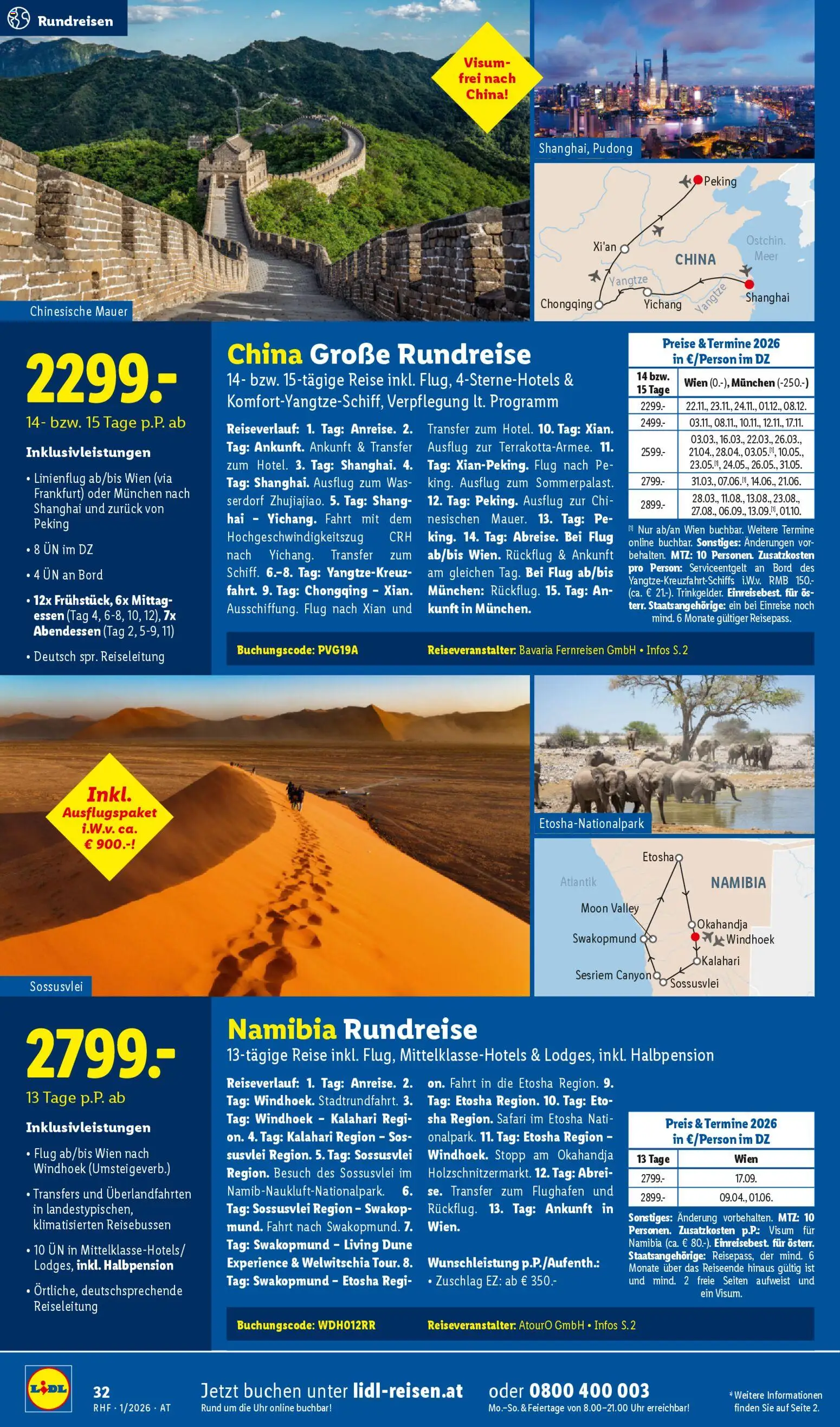 Lidl Jänner Reise - Highlights gültig ab 29.12.2025 | Seite: 32 | Produkte: Uhr