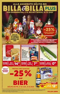 Billa Flugblatt - Grieskirchen, Wallern An Der Trattnach, Ansfelden ab 04.12.2025 gültig