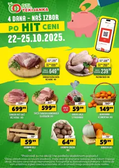Tekijanka nedeljna top ponuda - pregled Tekijanka kataloga - važi od 22.10.2025