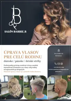 Salon BaebieR leták platný od 15.10.2025