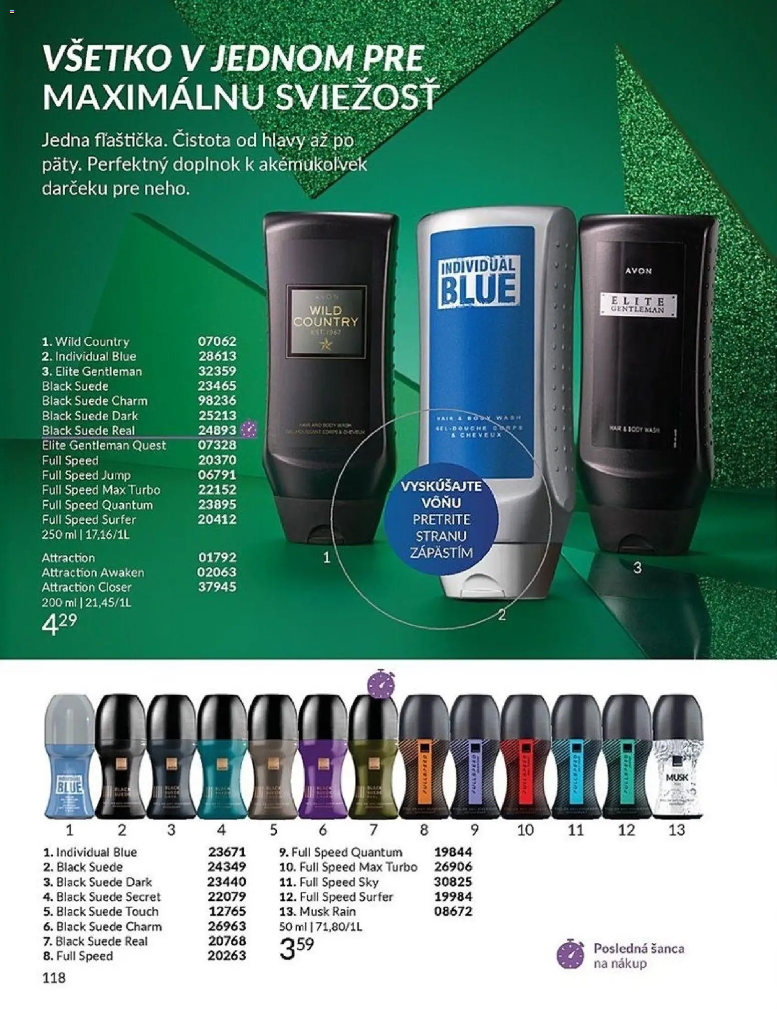 Nové Avon akcie – leták je platný od 01.11.2025 | Strana: 118