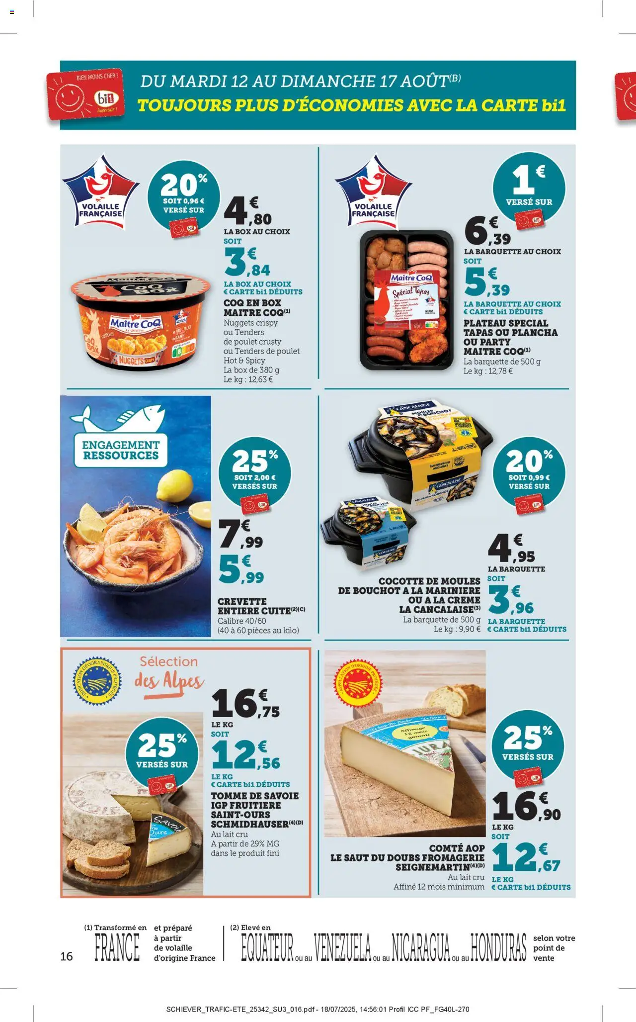  | Page: 16 | Produits: Plancha, Crevette, Volaille, Crème
