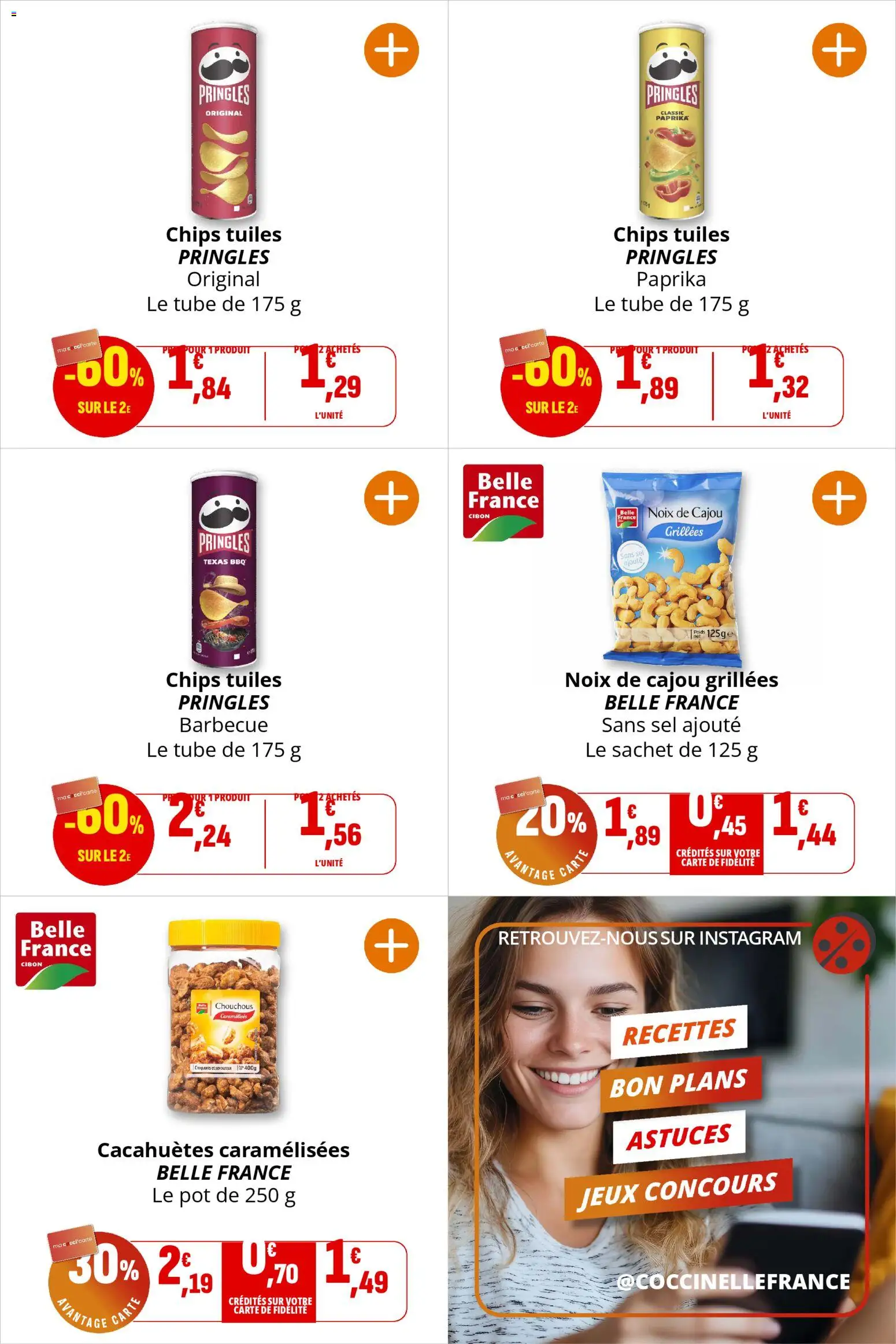 {H1} | Page: 29 | Produits: Noix de cajou, Barbecue, Poids, Chips