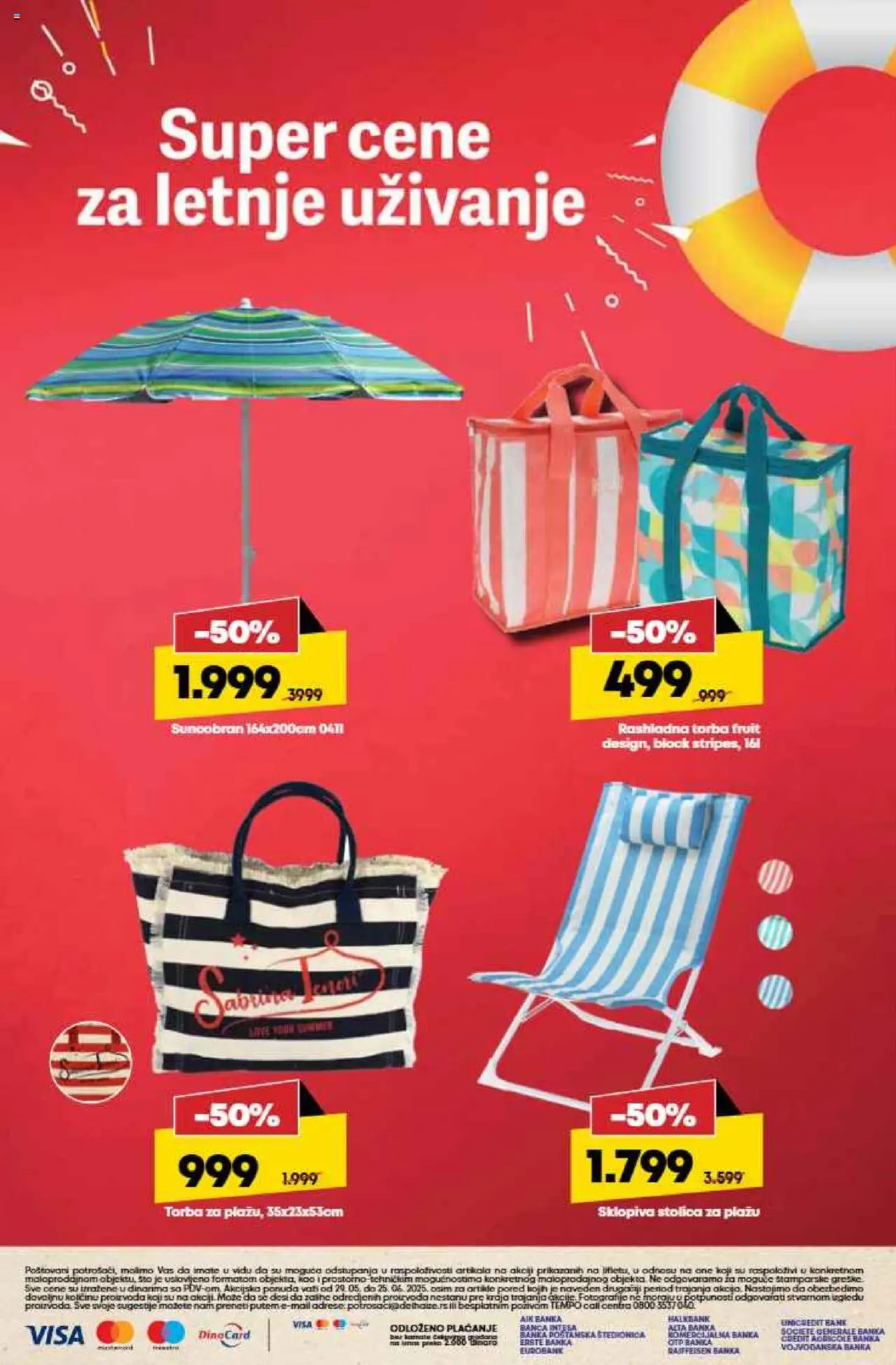 Tempo katalog - važi od 29.05.2025 | Strana: 24 | Proizvode: Sto, Stolica, Torba, Suncobran