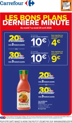 Carrefour - Prévisualisation de Carrefour Achetez malin, et faites des économies  valide à partir de 07.04.2026
