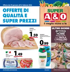 Anteprima del volantino A&O Supermercato catalogo valido a partire dal 29.01.2026