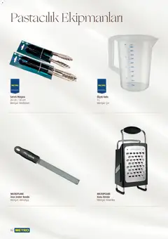 06.04.2026 tarihinden itibaren geçerli olan Metro kataloğu önizlemesi | Sayfa: 82 | Ürünler: Kutu, Rende, Cin