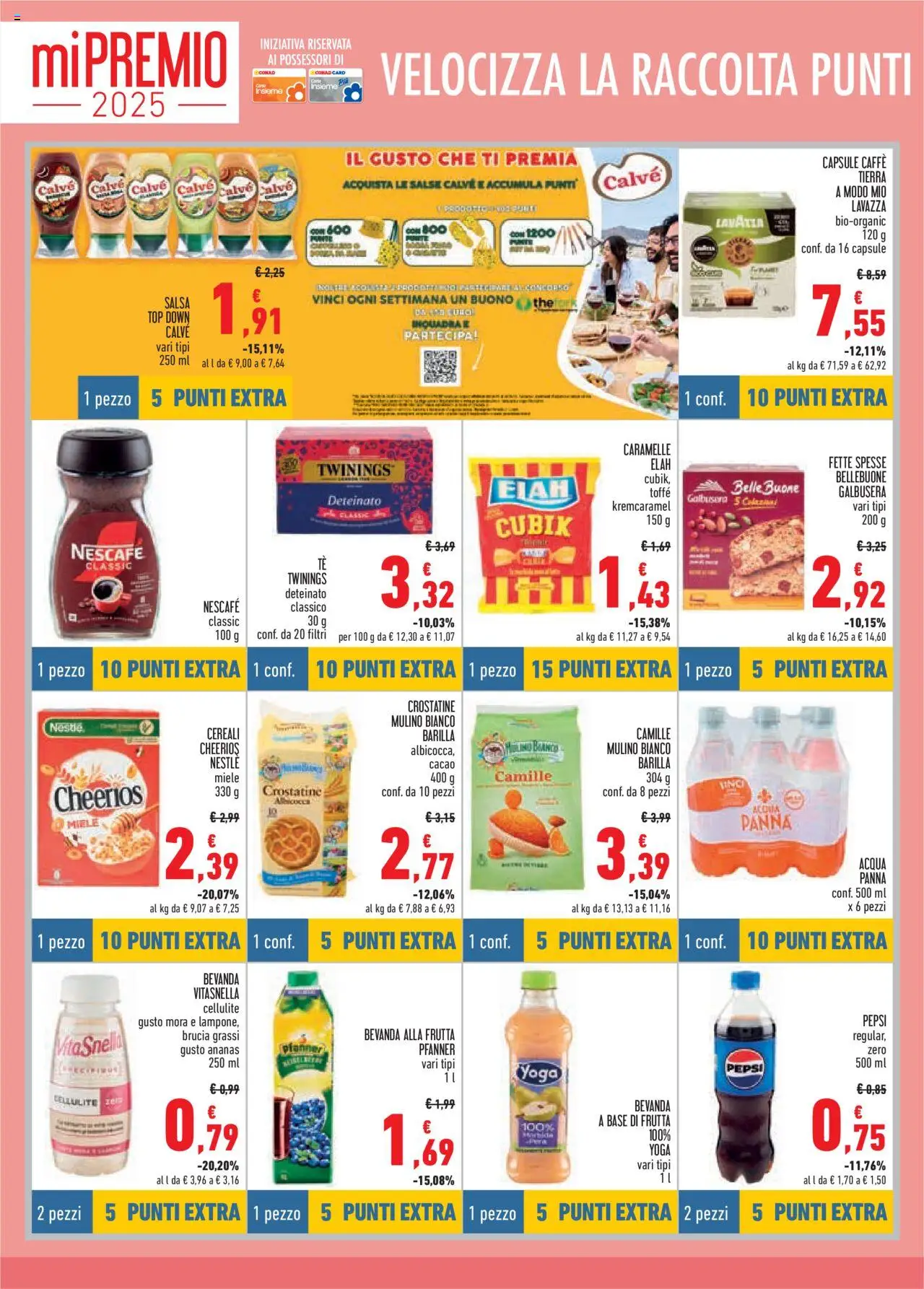 Volantino Conad del 13.08.2025 | Pagina: 10 | Prodotti: Caffè, Panna, Frutta, Salsa