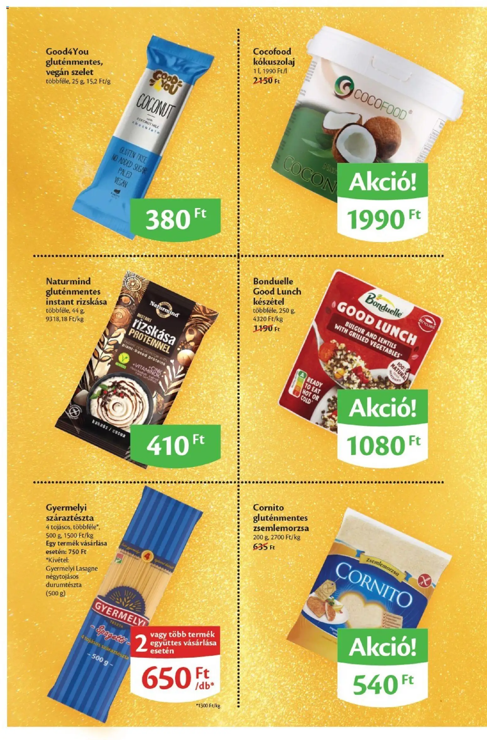 EcoFamily akciós ujság - amely érvényes a következő dátumtól: 20.04.2026 | Oldal: 4 | Termékek: Zsemlemorzsa, Bulgur, Tészta, Száraztészta