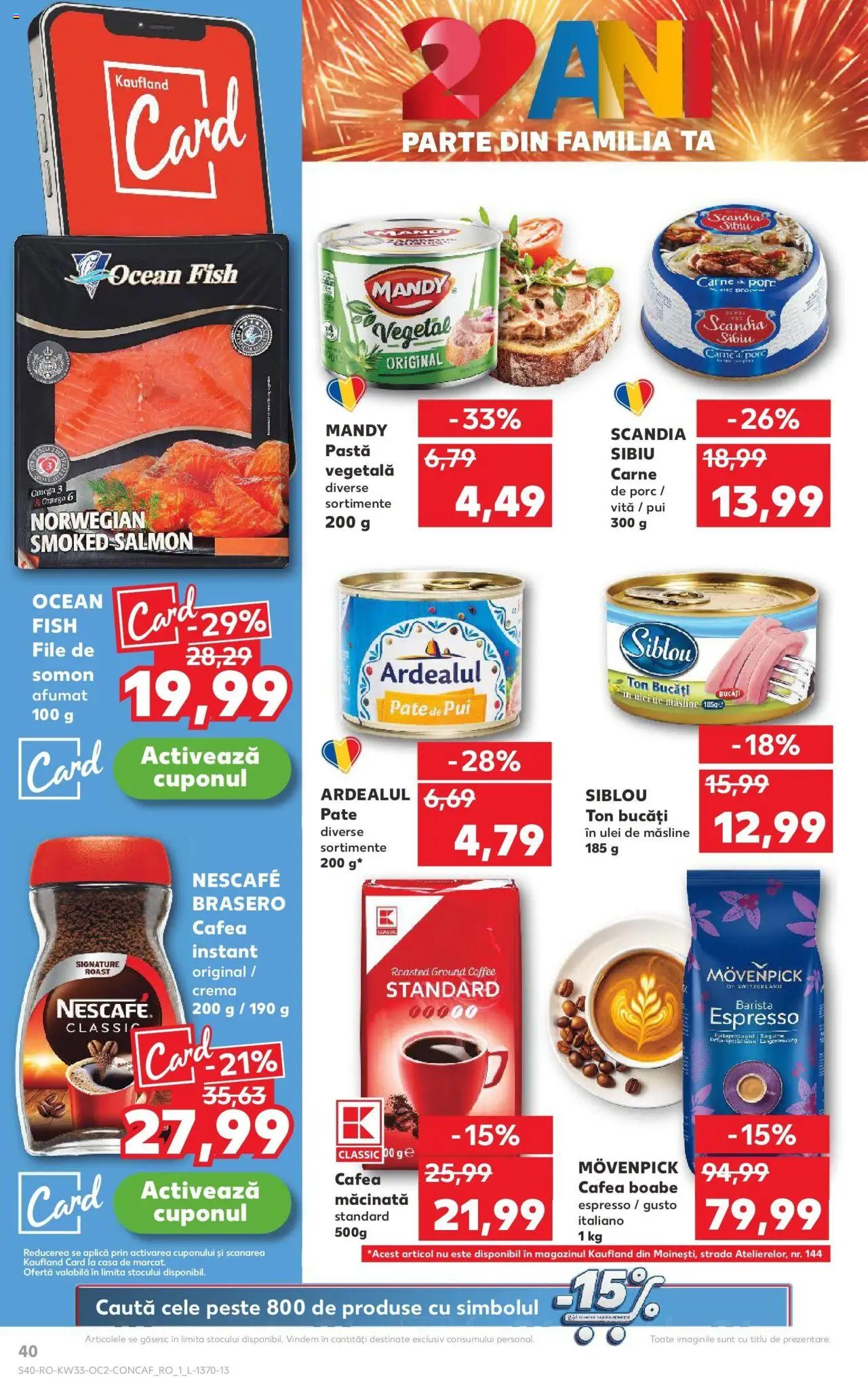 Catalog Kaufland - Alexandria – valabil de la 13.08.2025 | Pagină: 40 | Produse: Chaussures de ski, Măsline, Cremă, Pește