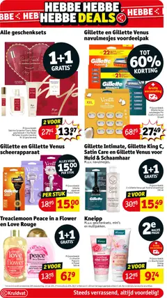 Kruidvat folder week 3 - Voorbeeld van een folder van Kruidvat, geldig van 13.01.2026 | Pagina: 42 | Producten: Scheermes, Gel, Douche, Kan