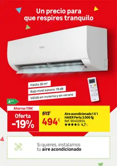 Vista previa Leroy Merlin catálogo válido desde el 30.09.2025 | Página: 56 | Productos: Aire acondicionado
