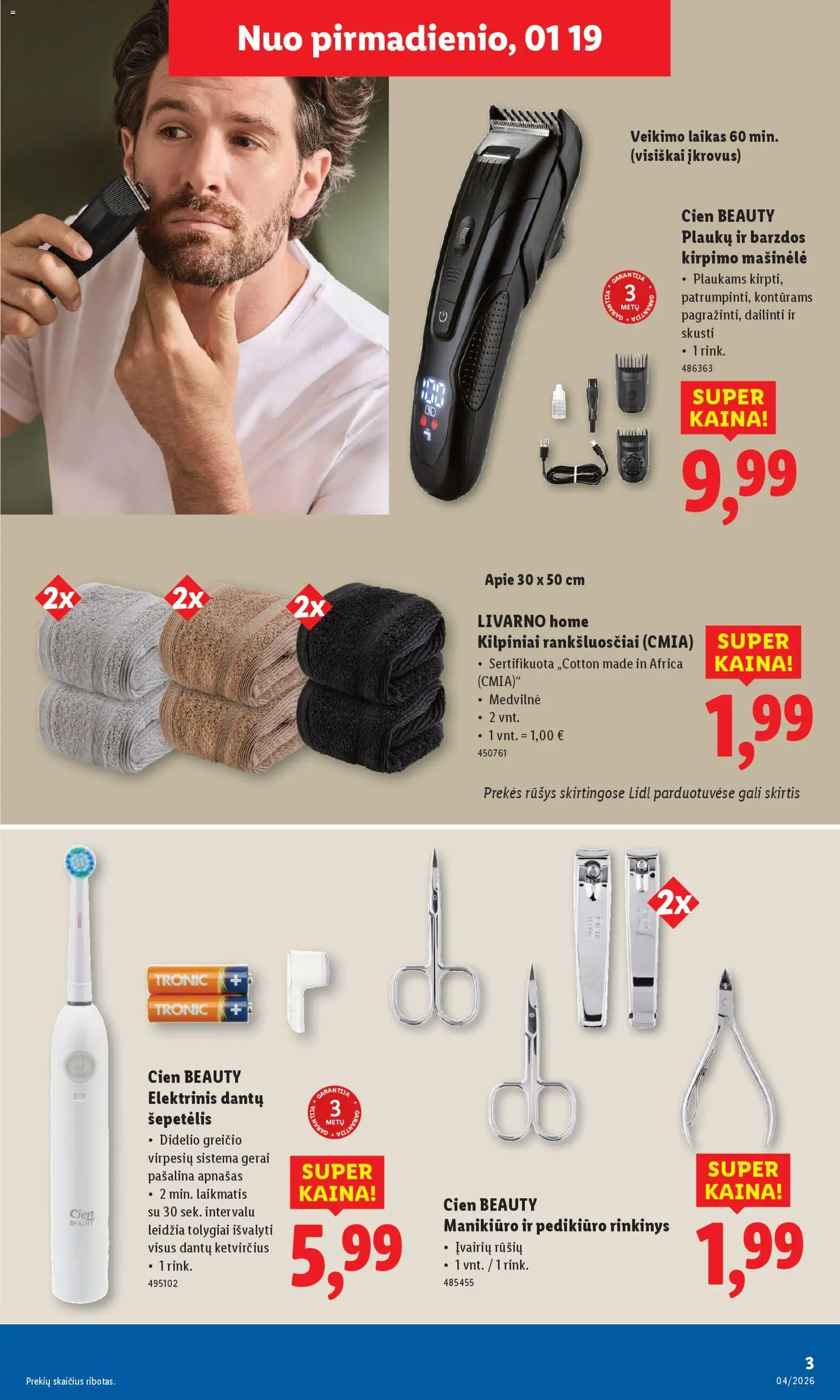 LIDL akcijos nuo 19.01.2026 | Puslapis: 3