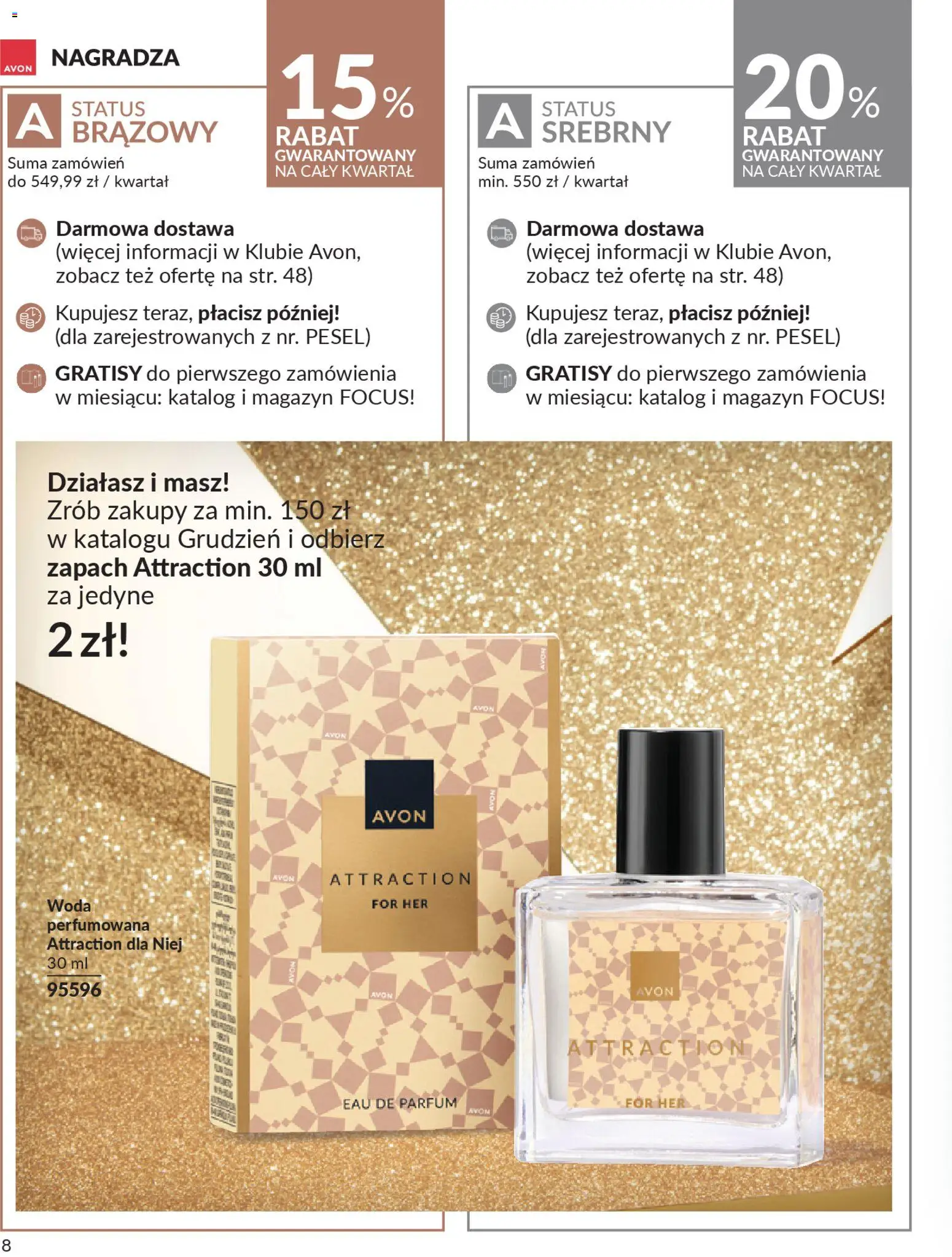 Avon Katalog - Magazyn Focus od 01.12.2025 | Strona: 8