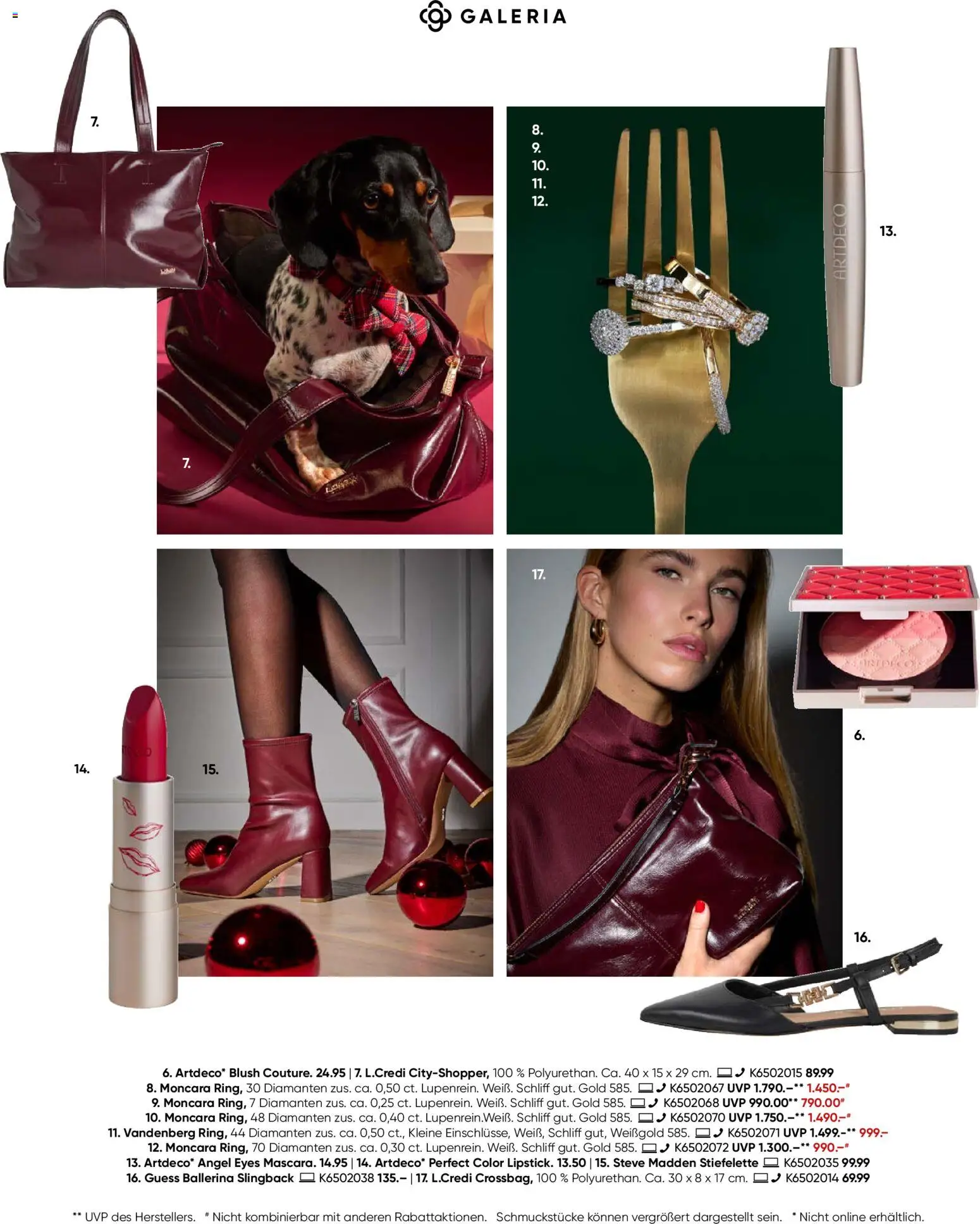 Galeria Karstadt Kaufhof  Weihnachtsmagazin Come back for more – gültig ab 12.11.2025 | Seite: 7 | Produkte: Blush