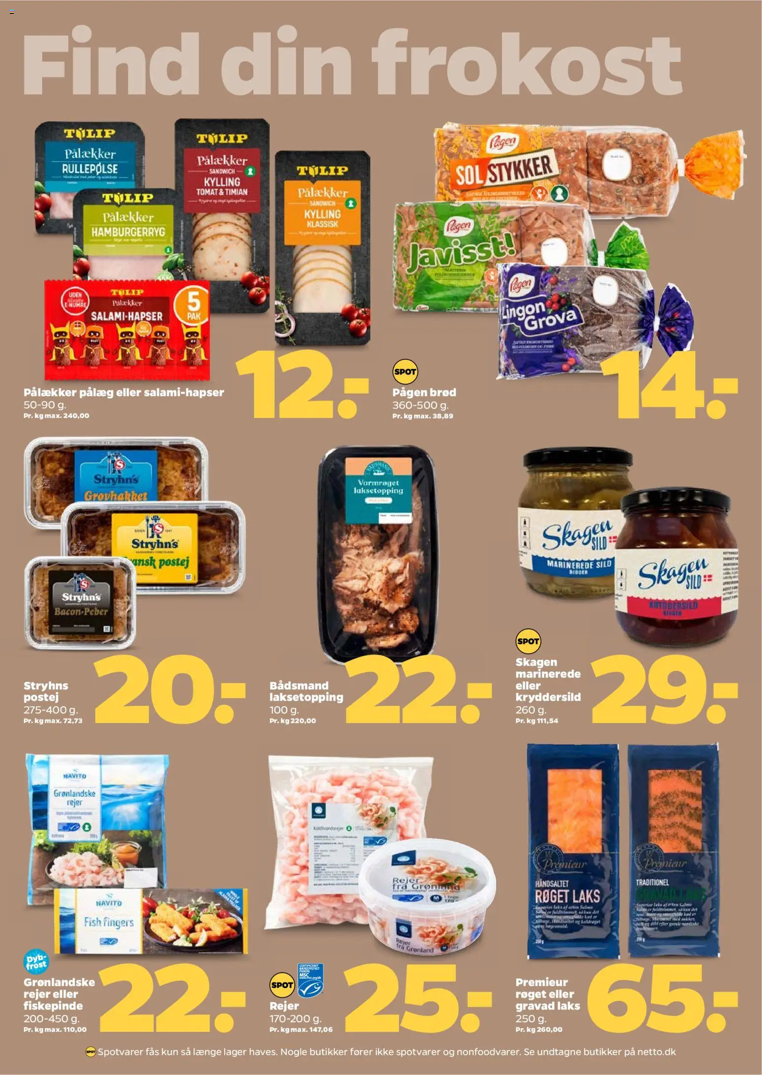 Netto tilbudsavis – gyldig fra 24.01.2026 | Side: 15 | Produkter: Paté, Pålæg, Sild, Rejer