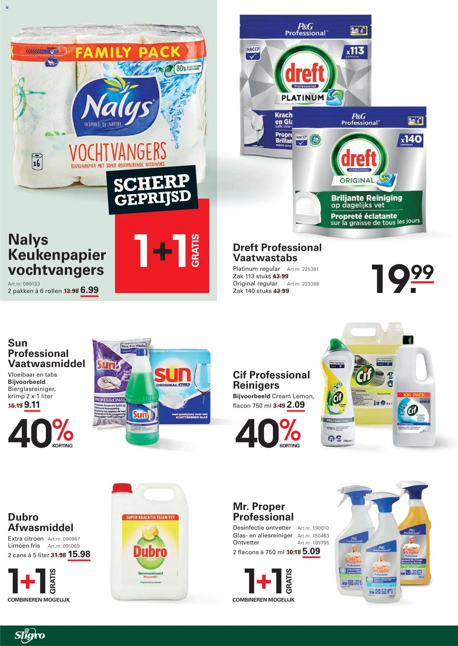 {H1} | Pagina: 10 | Producten: Vaatwasmiddel, Keukenpapier, Allesreiniger, Crème