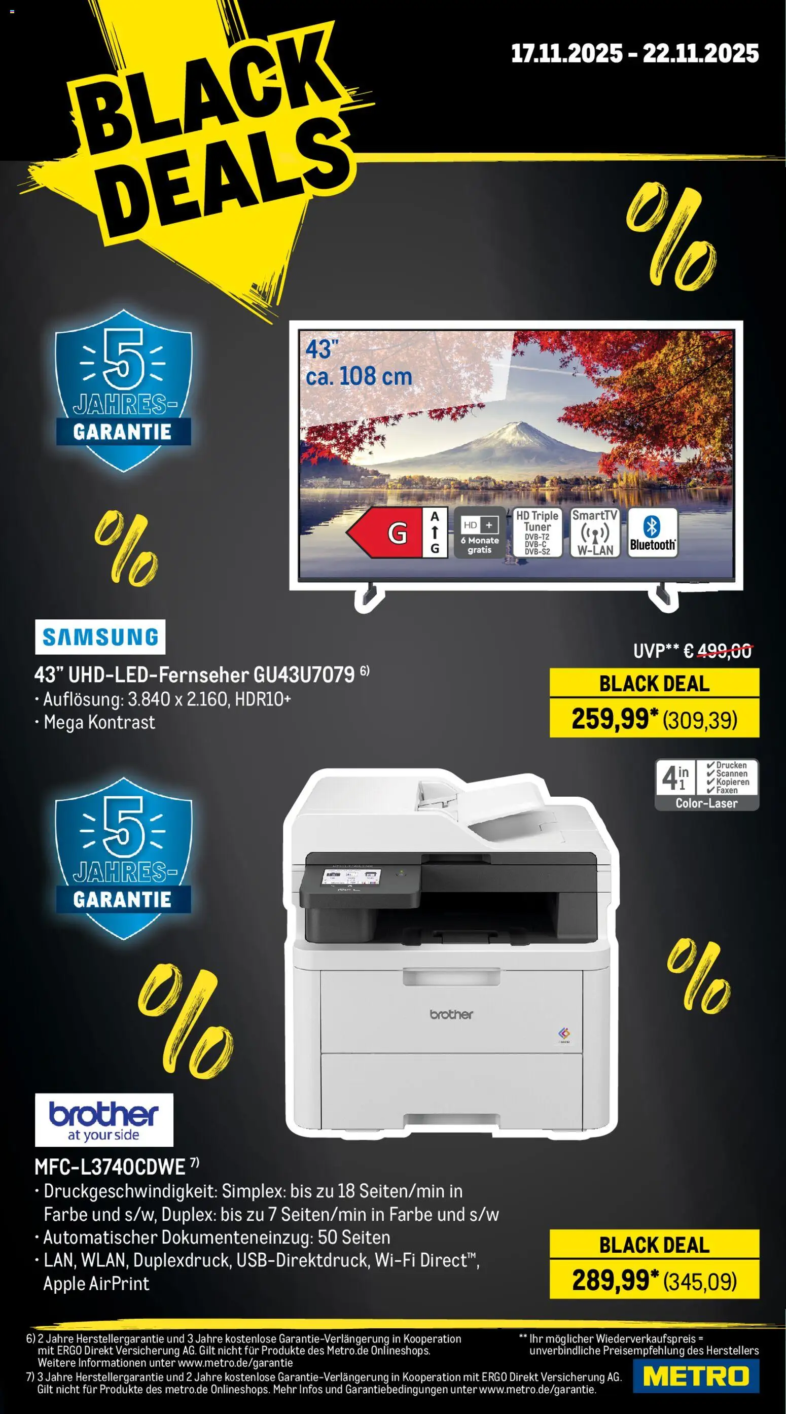 Metro - Black Friday – gültig ab 17.11.2025 | Seite: 22