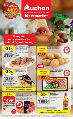 Auchan akciós újság Budapest - amely érvényes a következő dátumtól: 23.04.2026