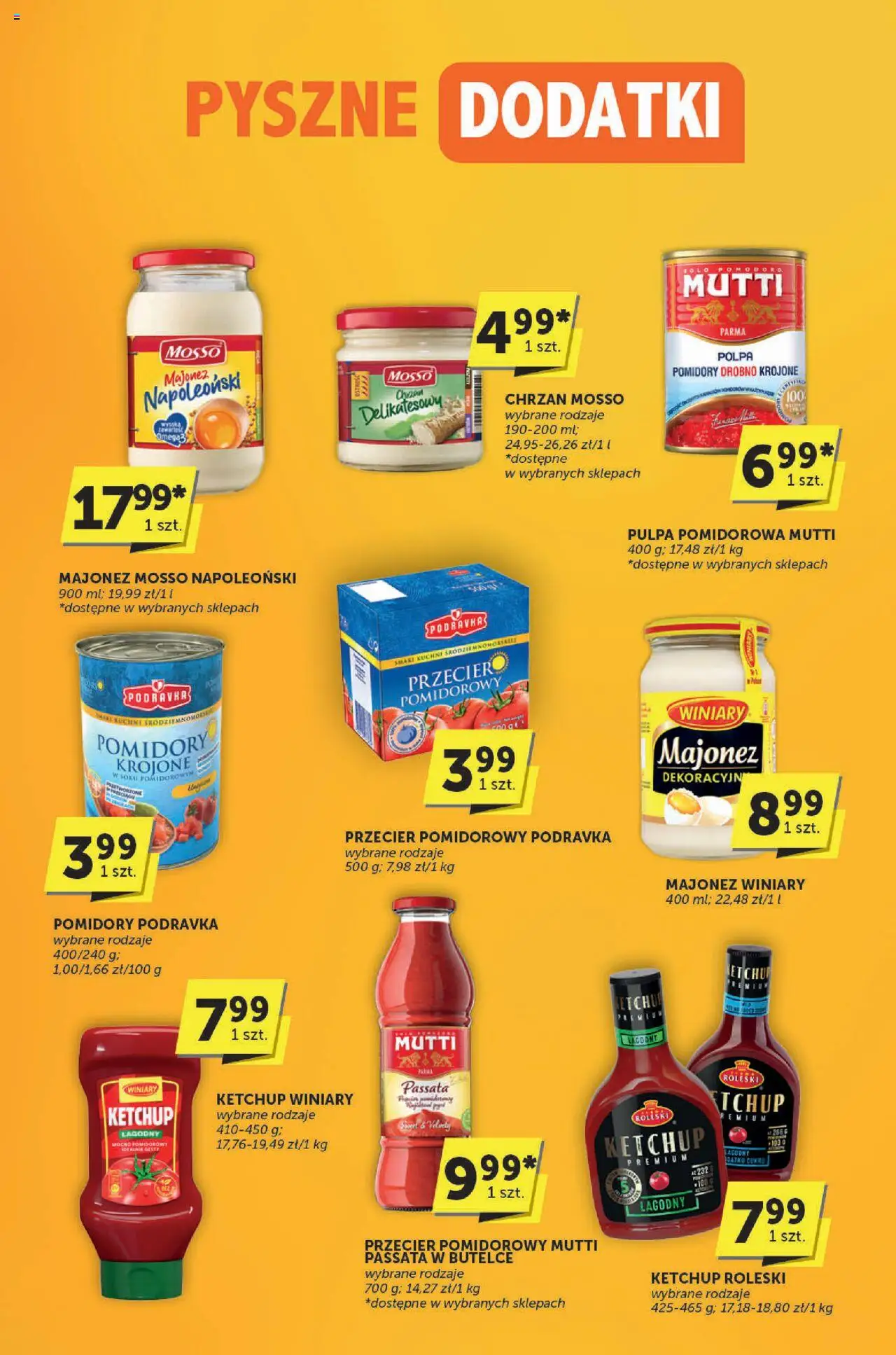 Euro Sklep Gazetka - Katalog od 16.10.2025 | Strona: 12 | Produkty: Przecier pomidorowy, Majonez winiary, Pomidory, Majonez
