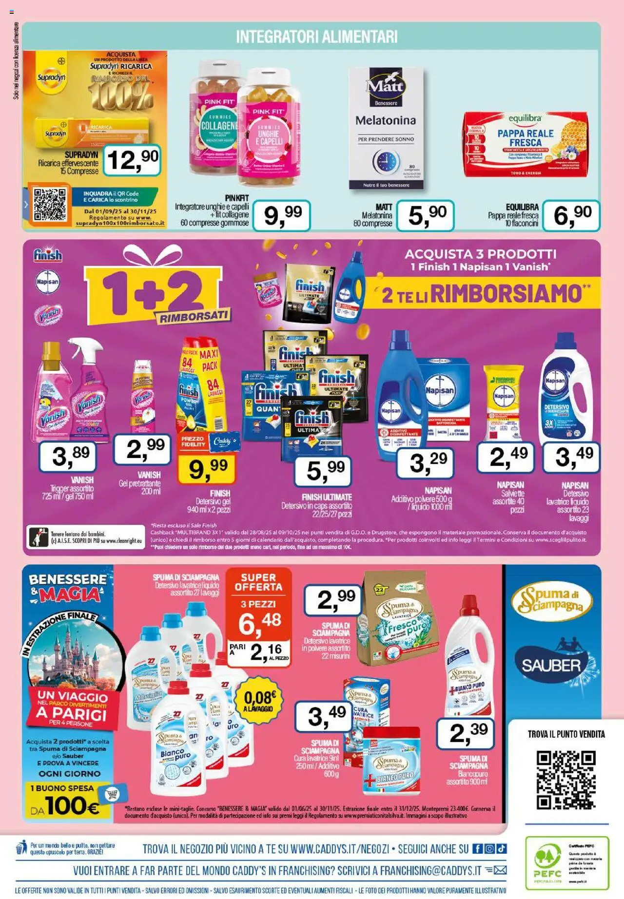 Volantino Caddy's del 11.09.2025 | Pagina: 20 | Prodotti: Tè, Sale, Lavatrice