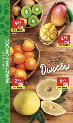 Pogląd oferty "Delikatesy Centrum Gazetka" - ważna od 13.11.2025 | Strona: 4 | Produkty: Kaki, Pomelo, Warzywa, Owoce